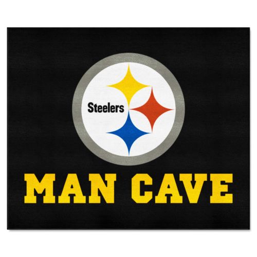 NFL - Pittsburgh Steelers Man Cave Tailgater Rug 5'x6'