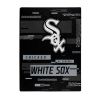 WHITE SOX OFFICIAL MLB "Digitize" Raschel Throw Blanket; 60" x 80"