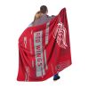 Red Wings OFFICIAL NHL "Digitize" Raschel Throw Blanket; 60" x 80"